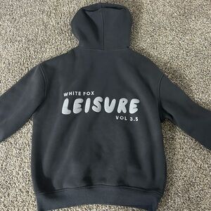 White fox hoodie